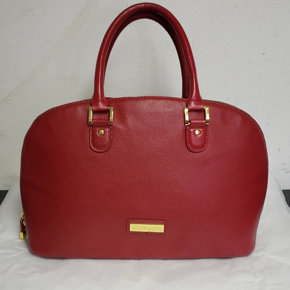 Joy & Iman red shoulder bag purse